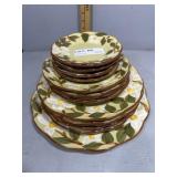 Stangl Handpainted "White Dogwood" Plate Set - Ser