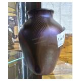 Carlson Signed Art Glass Vase