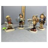 Four Goebel Hummel Figurines incl Home from Market