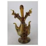 Bohemian Style HP Dual spout and Stopper Decanter
