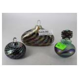 Three Art Deco Perfume Bottles