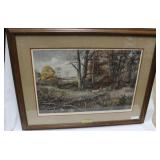 "Hunting the Edges" by Robert Abbett signed litho