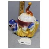 Shawnee Clown Cookie Jar w/ Lid