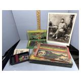 1890 Photograph of Chinese immigrant seated & Anti