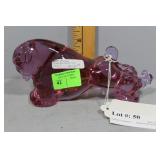 Heisey Bull in Lavender Ice Made by Dalzell Viking