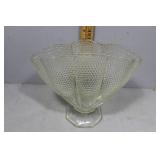 1940s L.E Smith Hobnail "Thousand Eyes" 8" Clear F