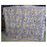 Pinwheel patchwork quilt