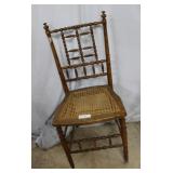 GARTHE - Oak ball & talon cane seated side chair