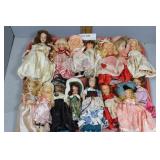 Storybook unboxed dolls on tray