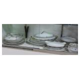 Bavaria Dinnerware incl cream and sugar, two servi