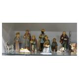 Goebel Nativity Set with baby Jesus, Mary Joseph,