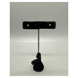 Pair of 14kt yellow gold and diamond stud