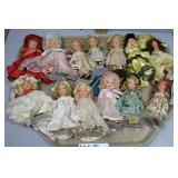 Tray unboxed Storybook dolls on tray