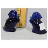 Heisey Wood Duckling Pair Ultra Blue by Imperial -