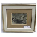 Woodblock print 2/25 "Wood Storks" by Beth Ford