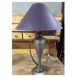 Mid-century Lamp with purple shade