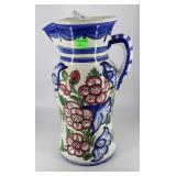 Hand-painted Porcelain Oversized Pitcher Vase in b