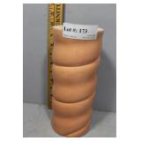 Red Wing USA Pottery Vase in peach - 10" H