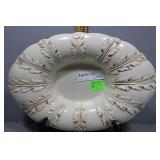 Redwing USA Pottery Bowl with leaf motif - 16" W