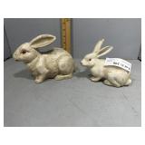 Two Antique Small Cast Iron Piggy Banks