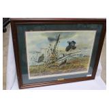 "Bob at Play" Clay McGaughy framed litho print