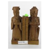 Carved Soapstone Asian Scholar/Soldier Warrior Boo