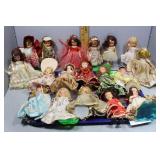 Tray unboxed Storybook dolls on tray