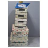 Seven boxed Storybook Dolls - A dillar-A dollar,