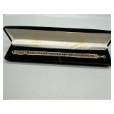 14kt Gold Criss Cross Bracelet - 8.4 gtw