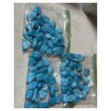 Three Bags of Large Assorted Turquoise Stones