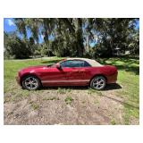 2014 Ford Convertible Mustang in red w/ VIN#