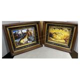 Two Salvador Dali Framed prints: "Daddy Longl