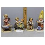Four Goebel figures - Staff Member seconds two