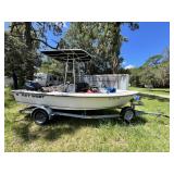 2004 Key West Boat w/ 90 hp Yamaha motor and trail