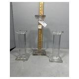 Three Graduated Column Style Candlestick Holder