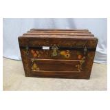 Hope Chest with hand-painted fruit design and bras