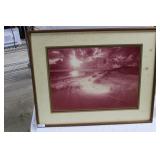 Clyde Butcher seashore photograph signed lower