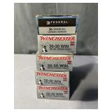 Five Boxes of .30-30 WIN Rounds (95 Total Rounds)