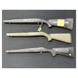 Three Firearm Stocks