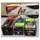 5x$ - boxes of .17 HMR (550 Total) - (2)CCI 200 ct