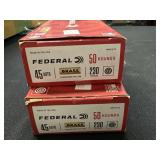 2x$ - Two Boxes Federal .45 Auto (50 rounds each,