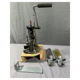 Star Machine Works reloader with two powder c