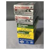 5x$ - Boxes of .30-30 WIN (20 rounds each, 80
