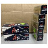 7x$ - boxes of CCI .22 WMR (650 Total) - (2) 200
