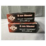 2x$ - PPU 8mm Mauser 40 rounds total