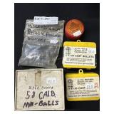 Grouping of Bullets incl miscellaneous Black