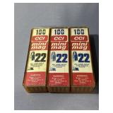 3x$ - Boxes of CCI Mini Mag .22LR rounds (100