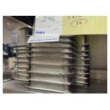 36x$ - SS steam table inserts 3.5" x 6" x 4"