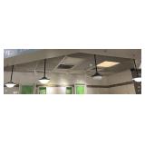 4x$ - Black pendant lights