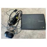 Laptop with mouse